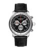 Montre ZEPPELIN LZ14 MARINE Homme 8888-2 Analogue Cadran MINERAL Noir Bracelet Cuir Noir Boucle déployante Etanchéité 5BAR