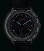 Montre ZEPPELIN LZ14 MARINE Homme 8888-3 Analogue Cadran MINERAL Bleu Bracelet Cuir Bleu Boucle déployante Etanchéité 5BAR