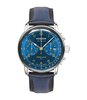 Montre ZEPPELIN MEDITERRANEE - BLUE Homme 9670-3 Analogue Cadran MINERAL Bleu Bracelet Cuir Bleu Boucle ardillon Etanchéité 5BAR