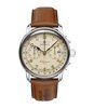 Montre ZEPPELIN MEDITERRANEE Homme 9670-5 Analogue Cadran MINERAL Beige Bracelet Cuir Brun Boucle déployante Etanchéité 5BAR