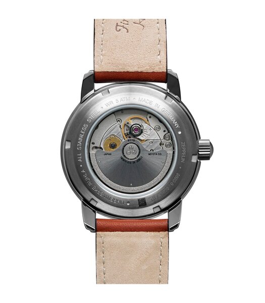 Montre ZEPPELIN MEDITERRANEE Homme 9690-5 Analogue Cadran MINERAL Beige Bracelet Cuir Brun Boucle ardillon Etanchéité 5BAR