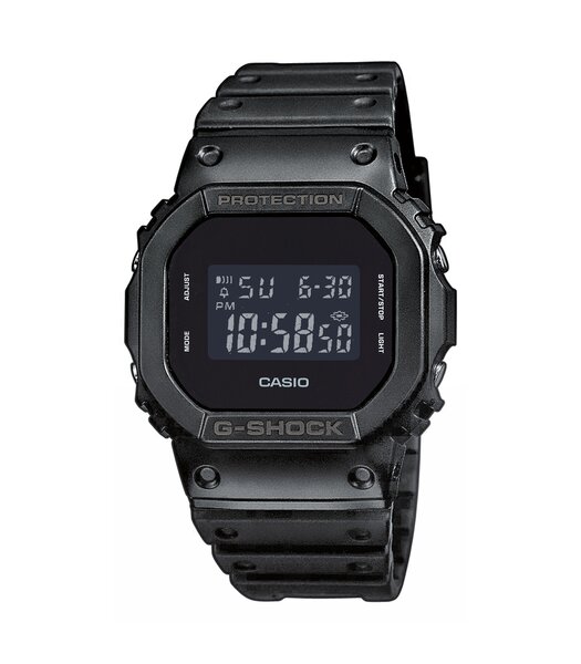Montre CASIO G-SHOCK Homme DW-5600UBB-1ER Digital Cadran MINERAL Noir Bracelet Résine Noir Etanchéité 20BAR