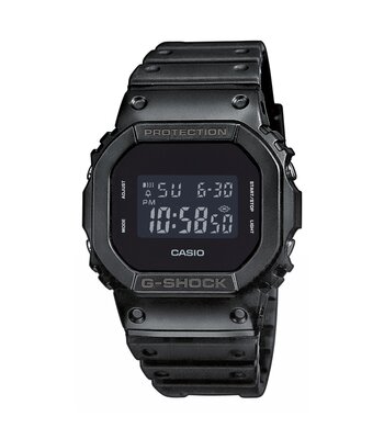 Montre CASIO G-SHOCK Homme DW-5600UBB-1ER Digital Cadran MINERAL Noir Bracelet Résine Noir Etanchéité 20BAR