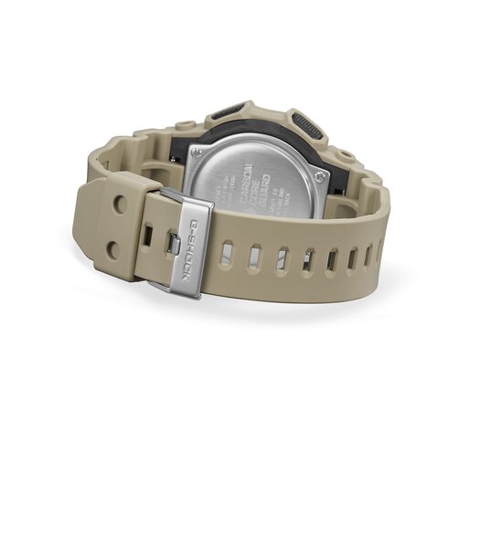 Montre CASIO G-SHOCK Homme GA-010-5AER Analogue-Digital Cadran MINERAL Noir Bracelet Résine Beige Etanchéité 20BAR