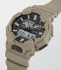 Montre CASIO G-SHOCK Homme GA-010-5AER Analogue-Digital Cadran MINERAL Noir Bracelet Résine Beige Etanchéité 20BAR