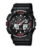 Montre CASIO G-SHOCK Homme GA-100-1A4ER Analogue-Digital Cadran MINERAL Noir Bracelet RESINE Noir Boucle ardillon Etanchéité 20BAR