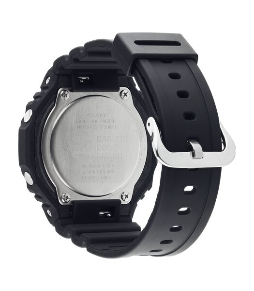 Montre CASIO G-SHOCK Homme GA-2100-1A3ER Analogue-Digital Cadran MINERAL Vert Bracelet Résine Noir Boucle ardillon Etanchéité 20BAR