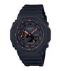 Montre CASIO G-SHOCK Homme GA-2100-1A4ER Analogue-Digital Cadran MINERAL Rouge Bracelet Résine Noir Boucle ardillon Etanchéité 20BAR
