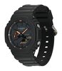 Montre CASIO G-SHOCK Homme GA-2100-1A4ER Analogue-Digital Cadran MINERAL Rouge Bracelet Résine Noir Boucle ardillon Etanchéité 20BAR