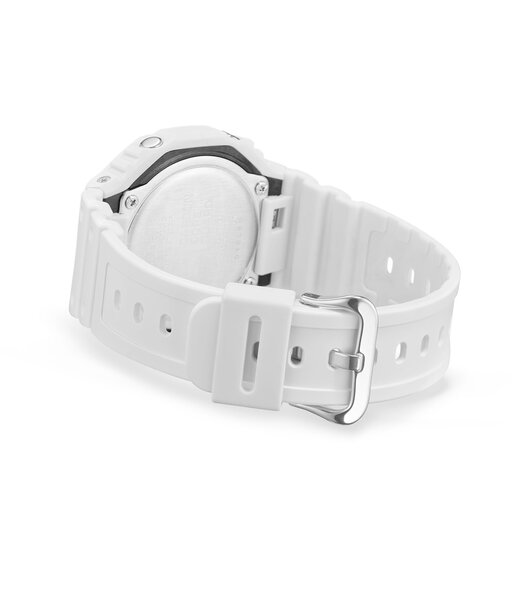 Montre CASIO G-SHOCK Homme GA-2100-7A7ER Analogue-Digital Cadran MINERAL Blanc Bracelet Résine Blanc Boucle ardillon Etanchéité 20BAR