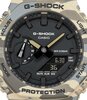 Horloge CASIO G-SHOCK Heren GA-2100CM-5AER Analoog-digitaal Behuizing MINERAAL Zwart Bracelette Hars Beige Etanchéiteiten 20BAR