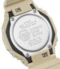 Horloge CASIO G-SHOCK Heren GA-2100CM-5AER Analoog-digitaal Behuizing MINERAAL Zwart Bracelette Hars Beige Etanchéiteiten 20BAR