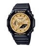 Montre CASIO G-SHOCK Homme GA-2100GB-1AER Analogue-Digital Cadran MINERAL Or Bracelet Résine Noir Boucle ardillon Etanchéité 20BAR