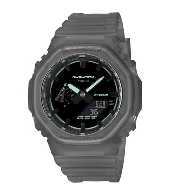 Montre CASIO G-SHOCK Homme GA-2100K-1AER Analogue-Digital Cadran MINERAL Noir Bracelet Résine Noir Etanchéité 20BAR