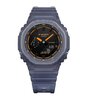 Horloge CASIO G-SHOCK Heren GA-2100K-2AER Analoog-digitaal Behuizing MINERAAL Zwart Bracelette Hars Blauw Etanchéiteiten 20BAR