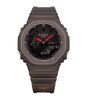 Montre CASIO G-SHOCK Homme GA-2100K-5AER Analogue-Digital Cadran MINERAL Noir Bracelet Résine Marron Etanchéité 20BAR