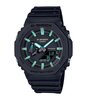 Montre CASIO G-SHOCK Homme GA-2100RC-1AER Analogue-Digital Cadran MINERAL Noir Bracelet Résine Noir Boucle ardillon Etanchéité 20BAR