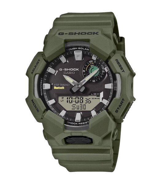 Montre CASIO G-SHOCK Homme GA-B010-3AER Analogue-Digital Cadran MINERAL Vert Bracelet Résine Vert Etanchéité 20BAR
