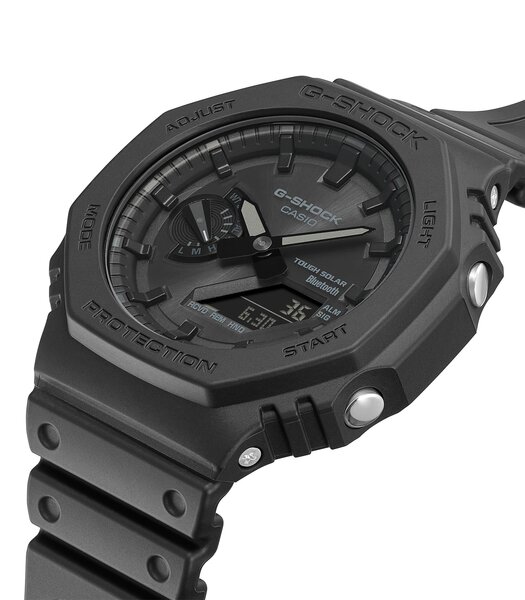 Montre CASIO G-SHOCK Homme GA-B2100-1A1ER Analogue-Digital Cadran MINERAL Noir Bracelet Résine Noir Boucle ardillon Etanchéité 20BAR