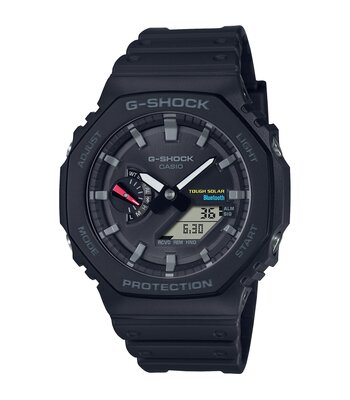 Montre CASIO G-SHOCK Homme GA-B2100-1AER Digital + analogique Cadran Minéral Noir Bracelet Résine Noir Boucle ardillon Etanchéité 20 BAR