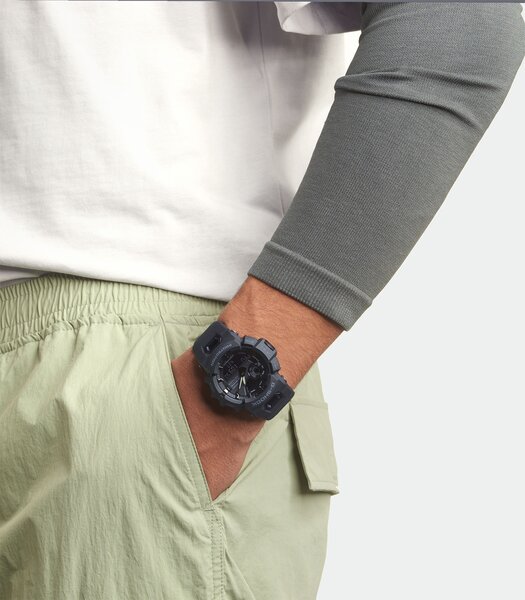 Montre CASIO G-SHOCK Homme GBA-900-1AER Analogue-Digital Cadran MINERAL Noir Bracelet Résine Noir Boucle ardillon Etanchéité 20BAR