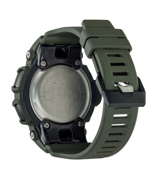 Montre CASIO G-SHOCK Homme GBA-900UU-3AER Analogue-Digital Cadran MINERAL Noir Bracelet Résine Vert Boucle ardillon Etanchéité 20BAR