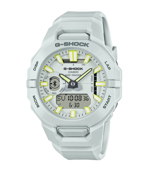 Montre CASIO G-SHOCK Homme GBA-950-7AER Analogue-Digital Cadran MINERAL Blanc Bracelet Résine Blanc Etanchéité 20BAR