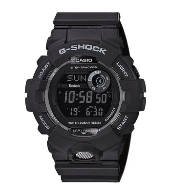 Montre CASIO G-SHOCK Homme GBD-800-1BER Digital Cadran MINERAL Noir Bracelet RESINE Noir Boucle ardillon Etanchéité 20BAR