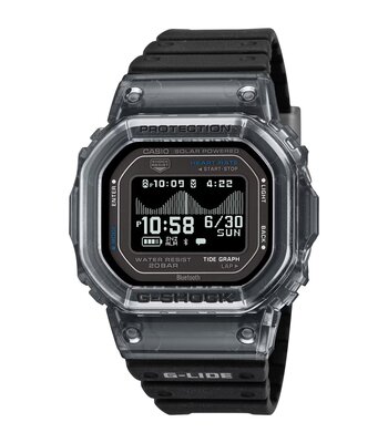 Montre CASIO G-SHOCK Homme GBX-H5600-1ER Digital Cadran Acrylique Noir Bracelet Résine recyclé Noir Etanchéité 20 ATM