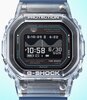 Montre CASIO G-SHOCK Homme GBX-H5600-2ER Digital Cadran Acrylique Noir Bracelet Résine recyclé Bleu Etanchéité 20 ATM