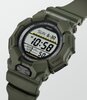 Montre CASIO G-SHOCK Homme GD-010-3ER Digital Cadran MINERAL Noir Bracelet Résine Vert Etanchéité 20BAR