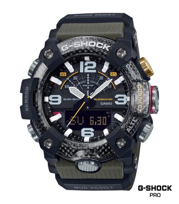 Montre CASIO G-SHOCK Homme GG-B100-1A3ER Digital + analogique Cadran Minéral Noir Bracelet Résine Noir Boucle ardillon Etanchéité 20 BAR
