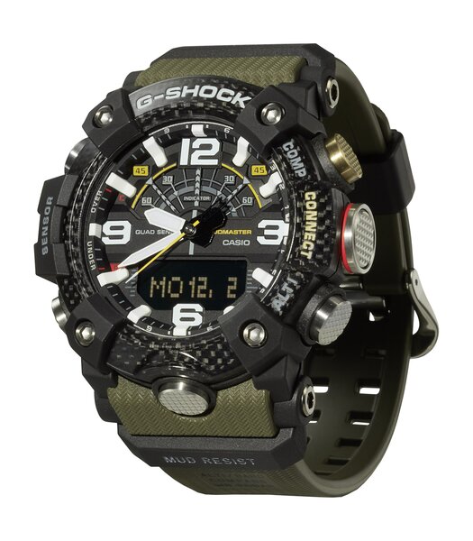 Montre CASIO G-SHOCK Homme GG-B100-1A3ER Digital + analogique Cadran Minéral Noir Bracelet Résine Noir Boucle ardillon Etanchéité 20 BAR