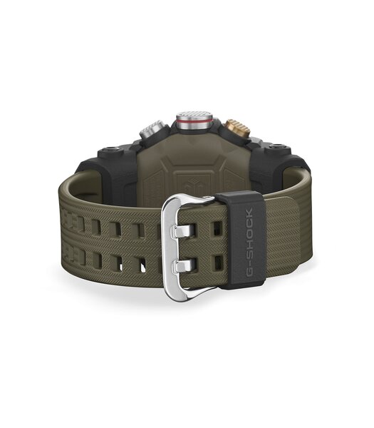 Montre CASIO G-SHOCK Homme GG-B100X-1A3ER Analogue-Digital Cadran MINERAL Noir Bracelet Résine Vert Etanchéité 20BAR