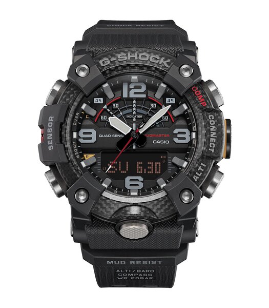Montre CASIO G-SHOCK Homme GG-B100X-1AER Analogue-Digital Cadran MINERAL Noir Bracelet Résine Noir Etanchéité 20BAR