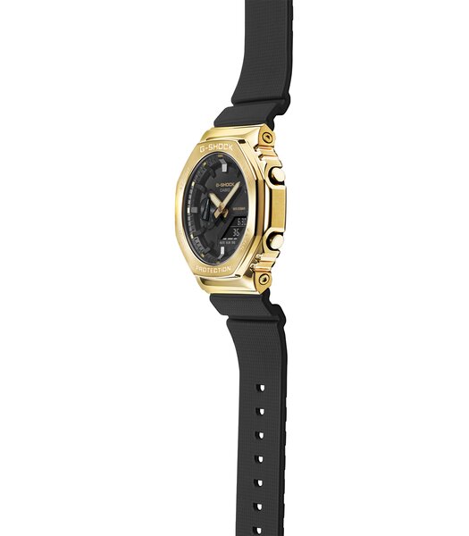 Montre CASIO G-SHOCK Homme GM-2100G-1A9ER Digital + analogique Cadran Minéral Noir Bracelet Résine Noir Boucle ardillon Etanchéité 20 BAR