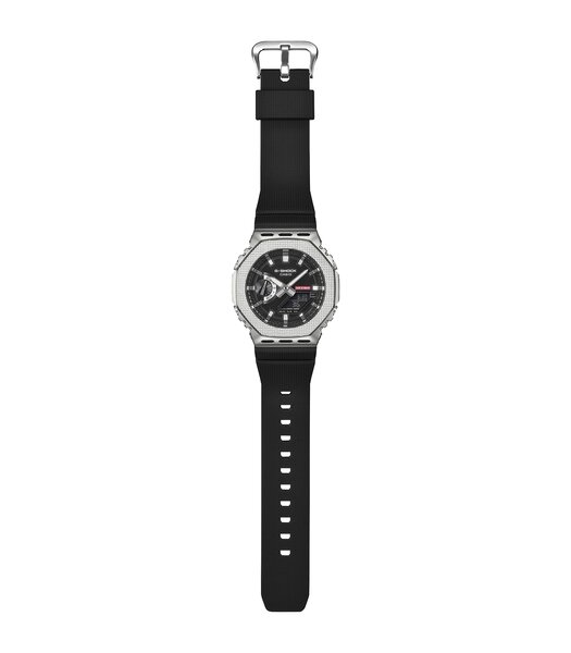 Montre CASIO G-SHOCK Homme GM-2100M-1AER Digital + analogique Cadran Minéral Gris Bracelet Résine Noir Boucle ardillon Etanchéité 20 BAR