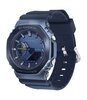 Montre CASIO G-SHOCK Homme GM-2100N-2AER Digital + analogique Cadran Minéral Bleu Bracelet Résine Bleu Boucle ardillon Etanchéité 20 BAR