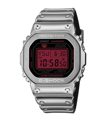 Montre CASIO G-SHOCK Homme GM-5600YRA-8ER Digital Cadran MINERAL Gris Bracelet Résine Gris Etanchéité 20BAR