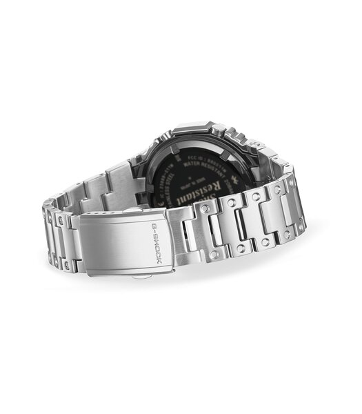 Montre CASIO G-SHOCK Homme GM-B2100AD-2AER Analogue-Digital Cadran MINERAL Bleu Bracelet Acier inoxydable Argenté Etanchéité 20BAR