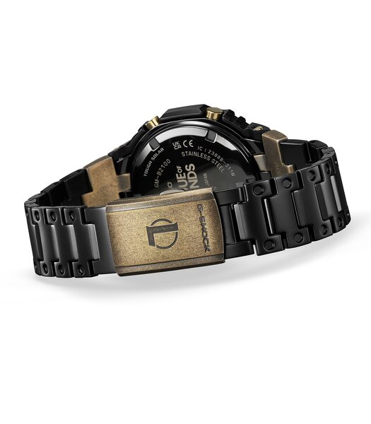 Montre CASIO G-SHOCK Homme GM-B2100LL-1AER Analogue-Digital Cadran MINERAL Noir Bracelet Acier inoxydable Noir Boucle déployante Etanchéité 20BAR