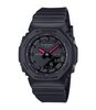 Montre CASIO G-SHOCK Femme GMA-P2100SA-1A1ER Analogue-Digital Cadran MINERAL Violet Bracelet Résine Noir Etanchéité 20BAR