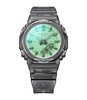 Montre CASIO G-SHOCK Femme GMA-P2100SR-1AER Digital + analogique Cadran Minéral Vert Bracelet Résine Transparent Etanchéité 20 ATM