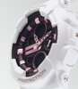 Montre CASIO G-SHOCK Femme GMA-S140M-7AER Digital + analogique Cadran Minéral Gris Bracelet Résine Blanc Boucle ardillon Etanchéité 20 BAR