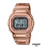 Montre CASIO G-SHOCK Homme GMW-B5000GD-4ER Digital Cadran MINERAL Noir Bracelet Acier inoxydable Or rose BOUCLE DEPLOYANTE Etanchéité 20BAR