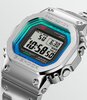 Montre CASIO G-SHOCK Homme GMW-B5000PC-1ER Digital Cadran MINERAL Multicolore Bracelet Acier inoxydable Noir Boucle déployante Etanchéité 20BAR
