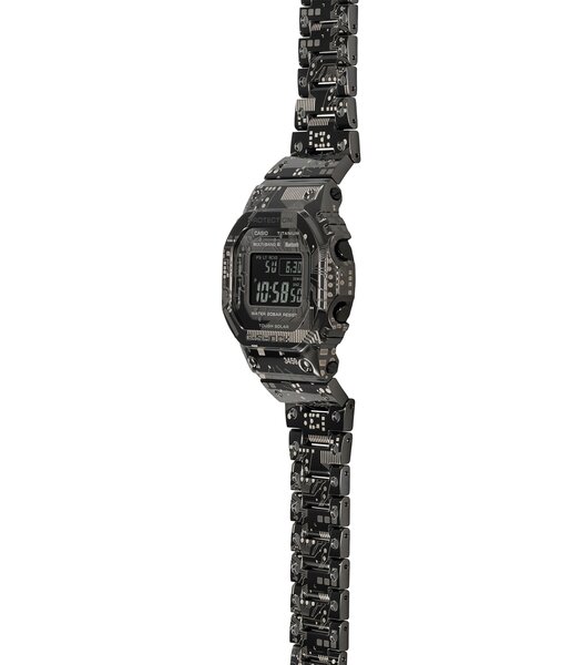 Montre CASIO G-SHOCK Homme GMW-B5000TCC-1ER Digital Cadran Saphir Noir Bracelet Titane Noir Boucle déployante Etanchéité 20 BAR
