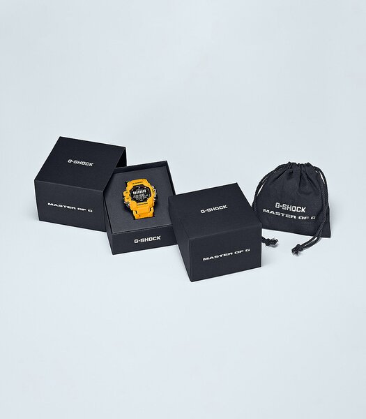 Montre CASIO G-SHOCK Homme GPR-H1000-9ER Digital Cadran Acrylique Bracelet Résine Noir Boucle ardillon