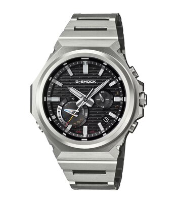 Montre CASIO G-SHOCK Homme GST-B1000D-1AER Analogue-Digital Cadran MINERAL Noir Bracelet Acier inoxydable Argenté Etanchéité 20BAR