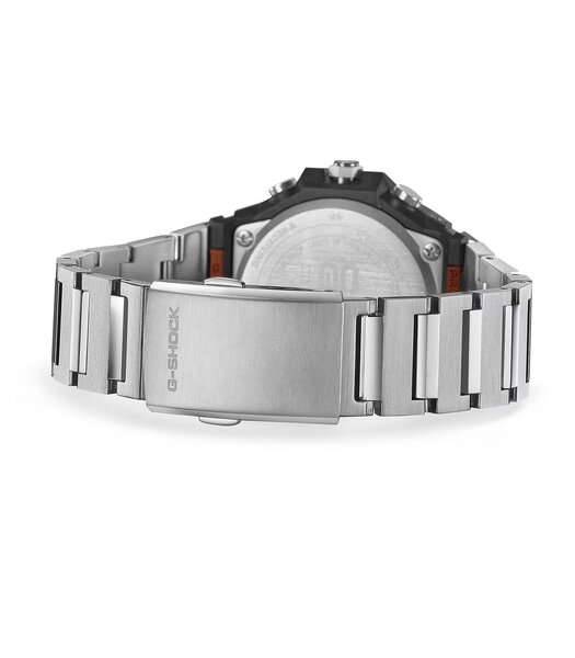 Montre CASIO G-SHOCK Homme GST-B1000D-1AER Analogue-Digital Cadran MINERAL Noir Bracelet Acier inoxydable Argenté Etanchéité 20BAR